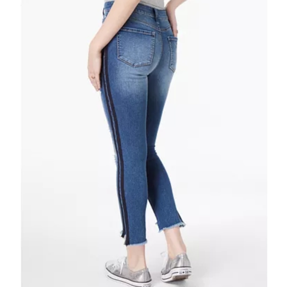 Tinseltown High Rise Skinny Distressed Jeans NEW - Picture 2 of 8